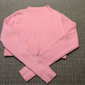 Wild Fable Soft Pink Ribbed Sweater